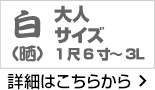 大人サイズ 白