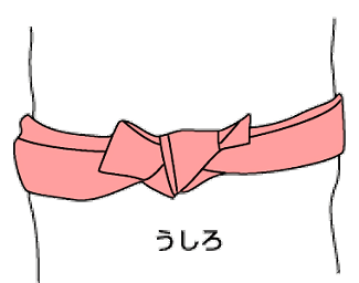 角帯（貝の口）のしめかた画像09