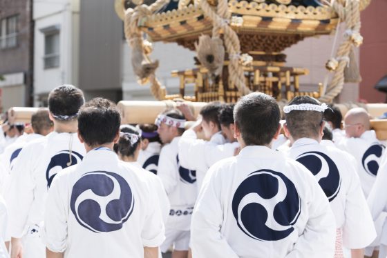 祭りの足袋は衣装と同色が最も粋！衣装の統一感は祭りの一体感につながる！