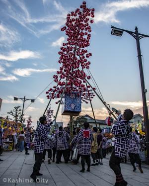 鹿嶋のご神幸・提灯まち