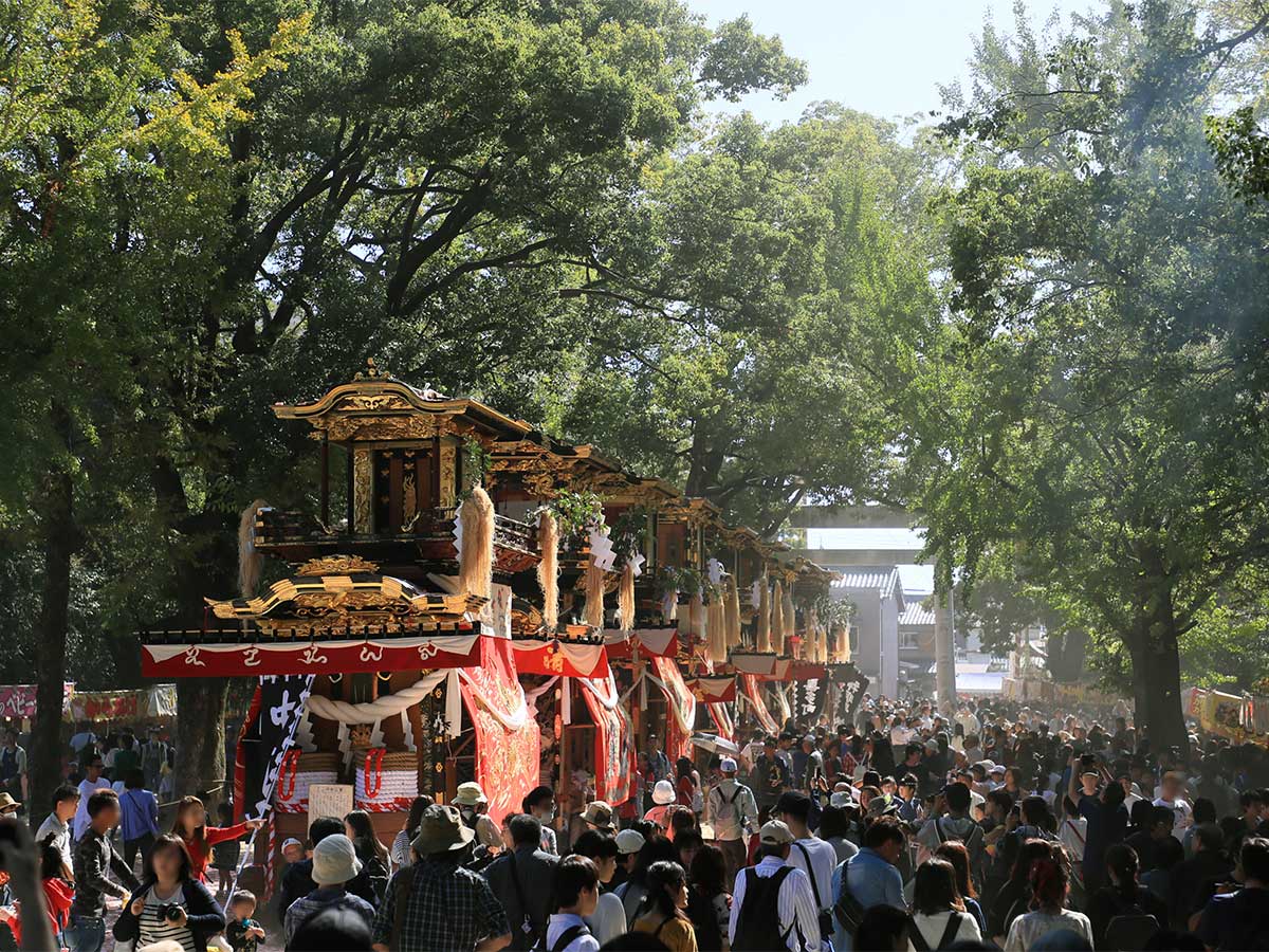 拳母祭り風景