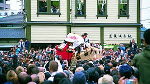 松山秋祭り風景