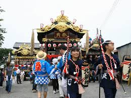 沖之郷の祇園山車風景